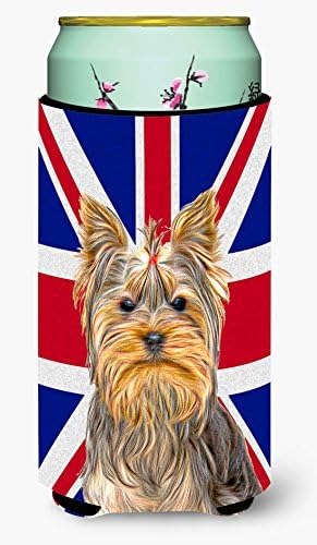 Caroline Kincsek KJ1163TBC Yorkie/Yorkshire Terrier angol Union Jack Brit Zászló Magas Fiú Ölelkezős, Lehet Hűvösebb