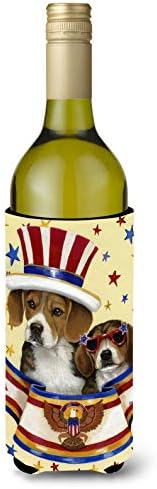 Caroline Kincsek PPP3017LITERK Beagle USA borosüveg Ölelkezős, Üveg Hűvösebb Ujja Ölelkezős Mosható Gép Összecsukható