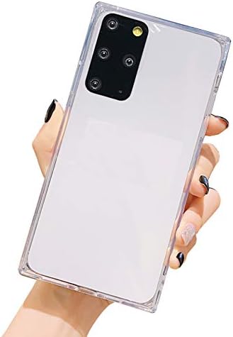 Galaxy Note 20 Ultra Esetben 5G 6.9, Négyzet Kristálytiszta Telefon Esetében Vékony Slim Megerősített Sarkok Puha TPU