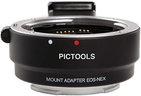 PICTOOLS Objektív Adapter EF/EF-S Objektívek a Sony E-Mount
