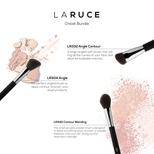 Laruce Arcát Csomag Set - Premium Kozmetikai ecsettel Ajándék Pír & Bronzosító, Concealers, Krém, az árnyékok szemmel