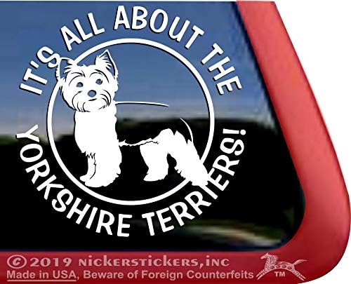 A Yorkshire Terrier | NickerStickers® Vinil Yorkie Ablak Matrica