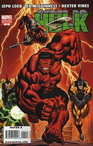 Hulk (4 Sorozat) 11A VF/NM ; Marvel képregény | Piros Hulk változat