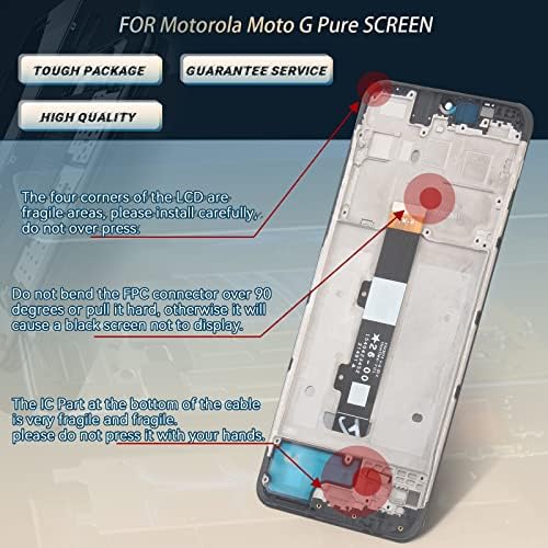 YWLRONG Kijelző Motorola Moto G Tiszta Képernyő Csere-Touch LCD Kijelző Digitalizáló Közgyűlés a XT2163DL XT2163-4 Készlet(Fekete