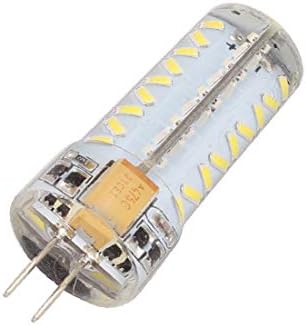 X-mosás ragályos AC/DC12V 3014 SMD LED Kukorica Izzó Szilikon Lámpa 81-LED G4 2P hideg Fehér(AC / DC12V 3014 SMD LED
