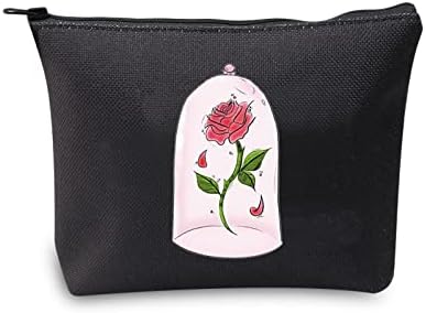 G2TUP Szépség Film Ihlette Ajándékok Rose Üveg-Kozmetikai Táska Mese Virág, Ajándék Táska (Rose Üveg smink táska)
