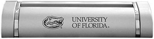 LXG, Inc. A Floridai egyetem-Desk névjegykártya tartó -Ezüst