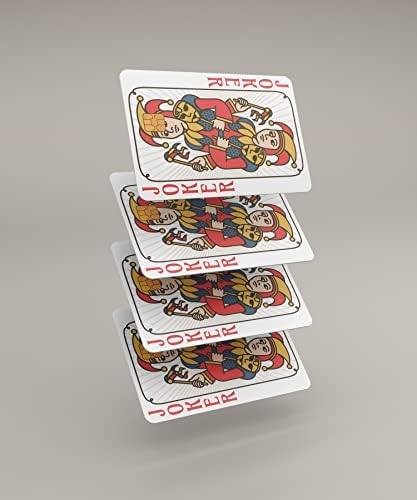 8 Db Hitelkártya Matrica, Szerencsés Szám a Piros Joker Poker Style - Vinyl Matrica Szállítás, a Kulcs-Kártya, Bankkártya,