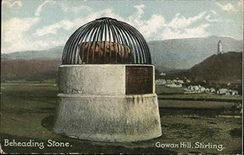 A Lefejezés Kő, Gowan Hill, Stirling Halál Az Eredeti, Antik Képeslap