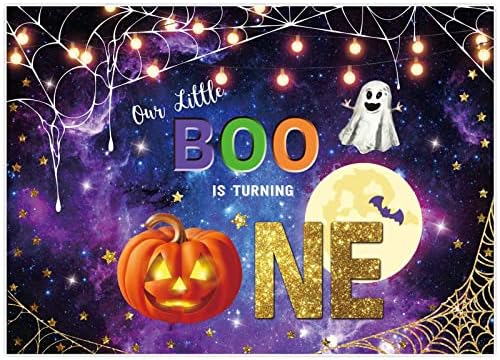 Funnytree Halloween Boldog 2. Szülinapot Fél Hátteret, Fiúk, Lányok, Gyerekek Hallowmas Kis Boo vagyok, Két Téma Bday