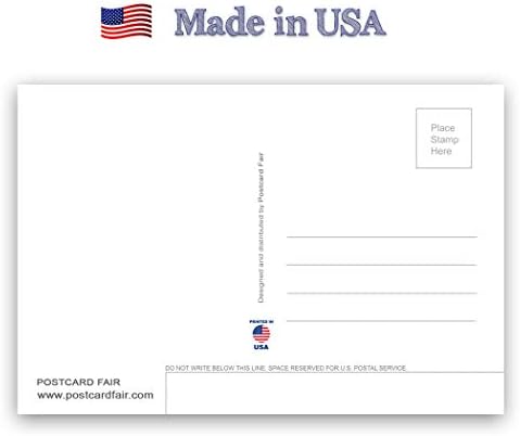 WASHINGTON ÁLLAM TÉRKÉP, képeslap készlet 20 azonos képeslapok. Képeslapok a WA térkép, az állami szimbólumok. Made