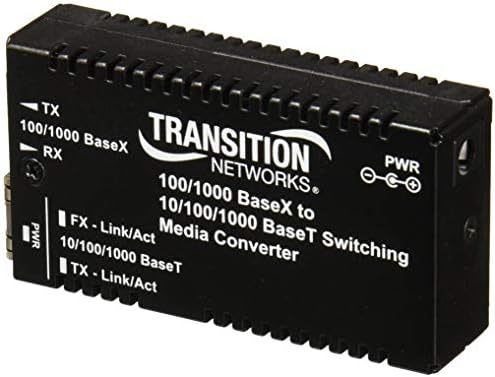 Átmeneti Hálózatok Önálló Mini Gigabit Ethernet Optikai Media Converter GigE (M/GE-PSW-SFP-01-NA)