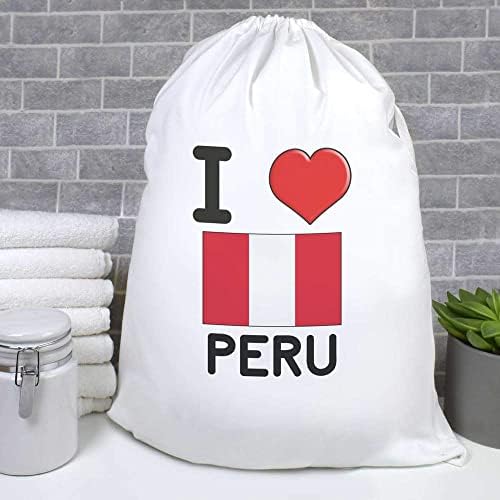 Azeeda 'Szeretem Peru' Mosoda/Mosógép/Tároló Táska (LB00021607)