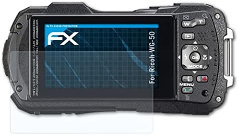 atFoliX Képernyő Védelem Film Kompatibilis Ricoh WG-50 képernyővédő fólia, Ultra-Tiszta FX Védő Fólia (3X)