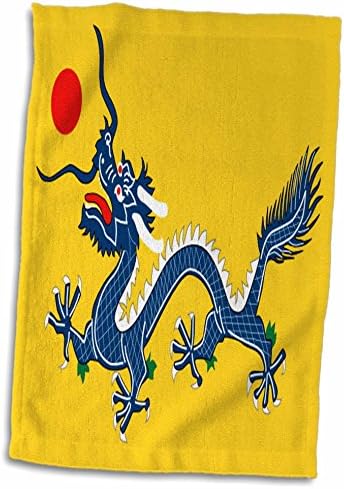 3dRose Florence Ázsiai - Császári Kína Sárkány Szimbólum - Törölköző (twl-50213-1)
